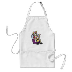 queen bee cartoon standard apron