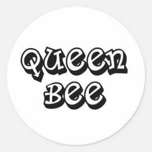 Queen Bee Classic Round Sticker