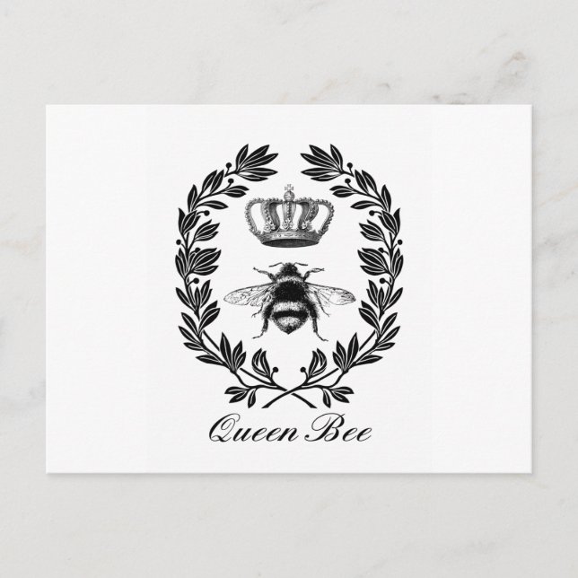 Queen Bee Collection by ThePreciousPast Postcard (Front)