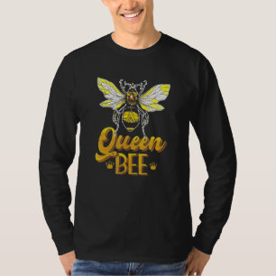 Queen Bee Crown Honey Bee Hive Beekeeping T-Shirt