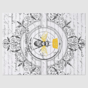 Queen Bee Decoupage Tissue Paper
