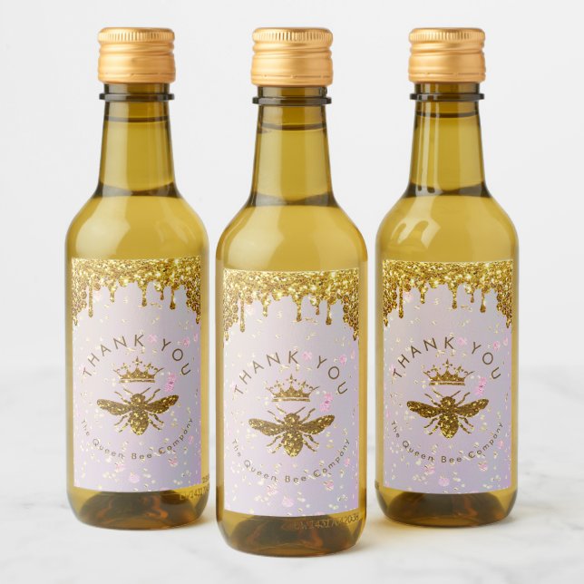 Queen bee  design  wine label (Bottles)