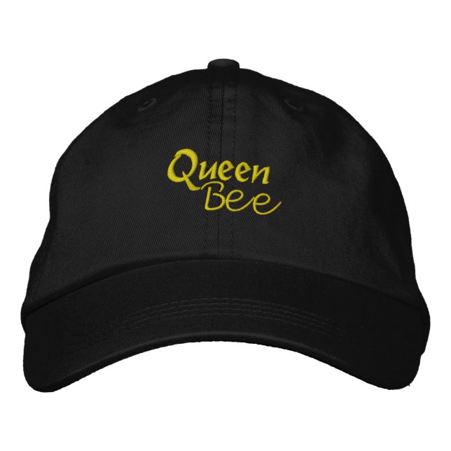 Queen Bee Embroidered Hat (Front)