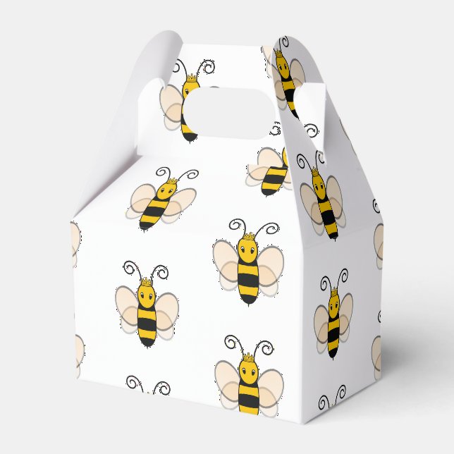 Queen Bee Favor Box (Front Side)