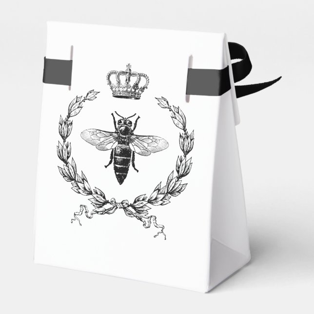Queen Bee Favor Box (Back Side)