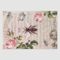 Queen Bee French Perfume Rose Bud Ad Vintage