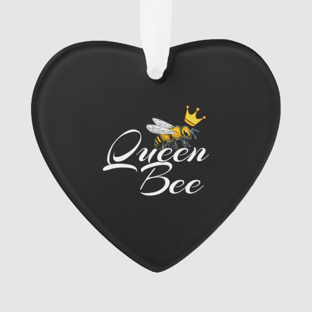 Queen Bee | Gift For Women | Bee Keeper Gifts Ornament (Front)
