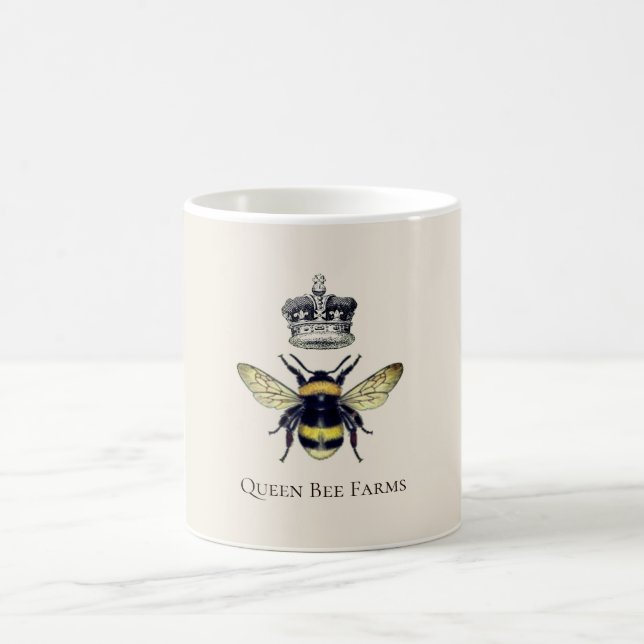Queen Bee Honey Products Business Promotional Coffee Mug (Center)