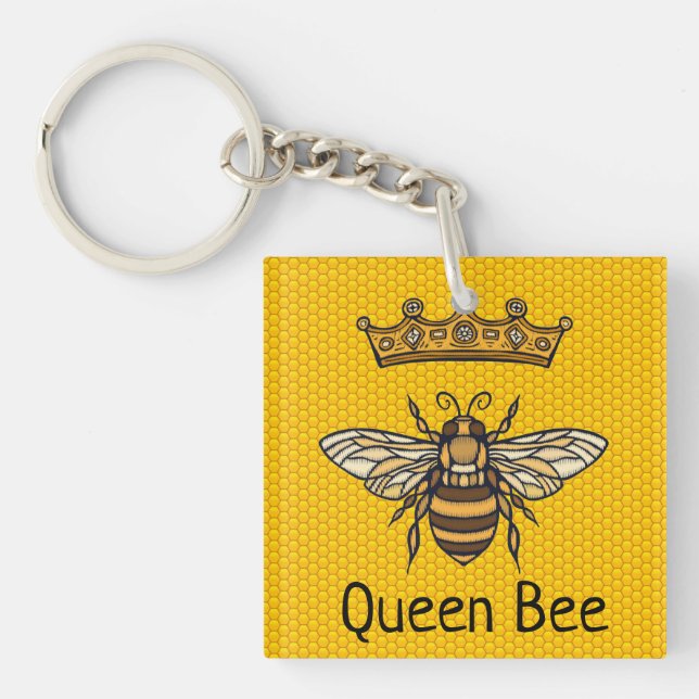 Queen Bee Keychain (Front)