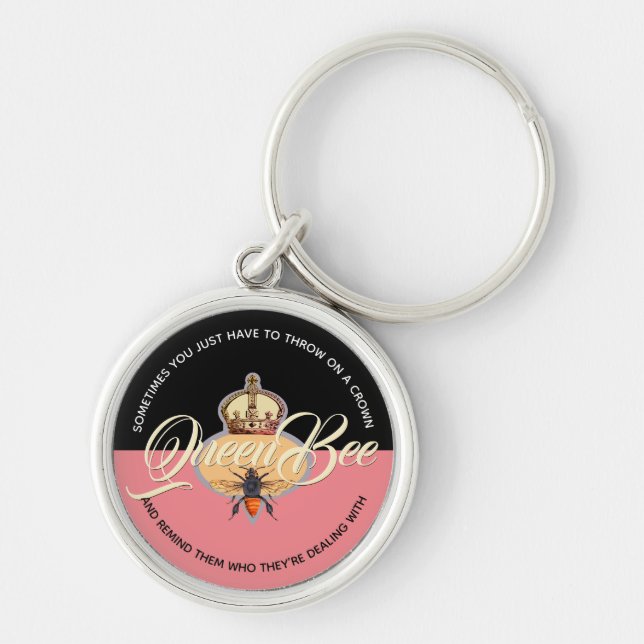 Queen Bee Keychain (Front)