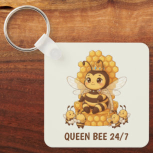 Queen Bee Keychain