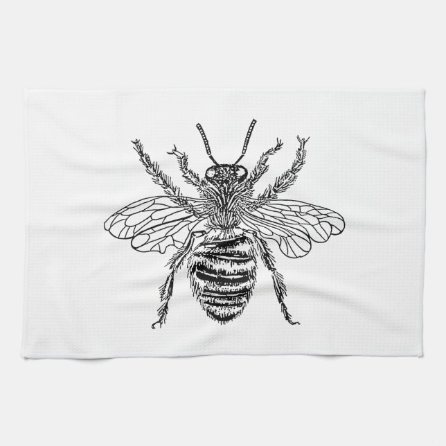 Queen Bee Kitchen Towel (Horizontal)