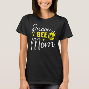 Queen Bee Mom Mommy Beehive Honeycomb Stingless Ho T-Shirt