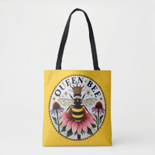 Queen Bee Mother's Day Bees Tote Bag