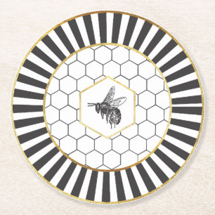 Queen Bee Paper Coaster