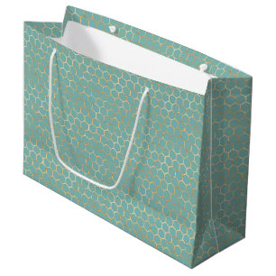 Queen Bee Pattern  Large Gift Bag