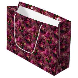 Queen Bee Pattern  Large Gift Bag