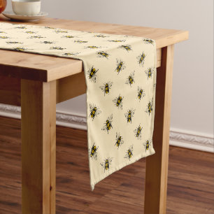 Queen Bee Pattern Medium Table Runner