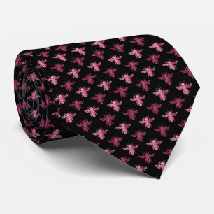 Queen Bee Pattern  Tie