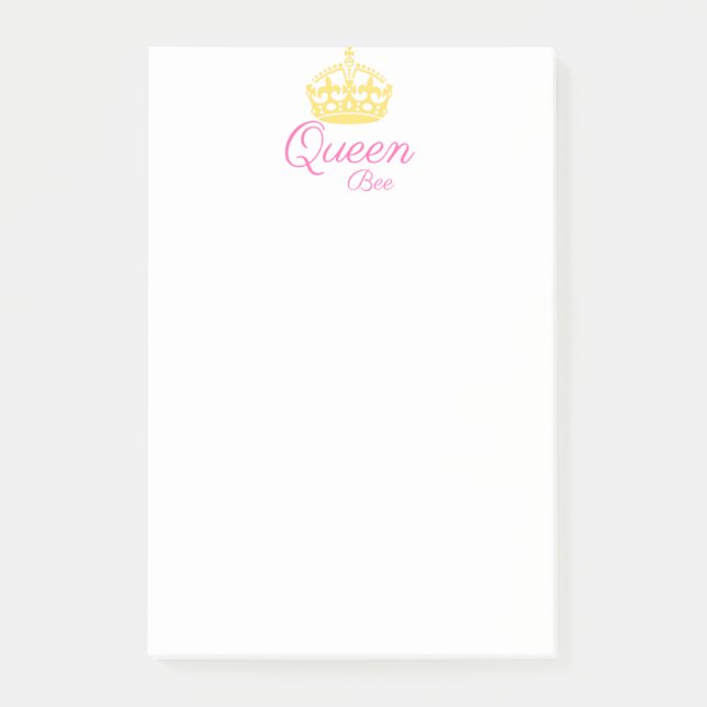 Queen Bee Post-it Notes (Front)