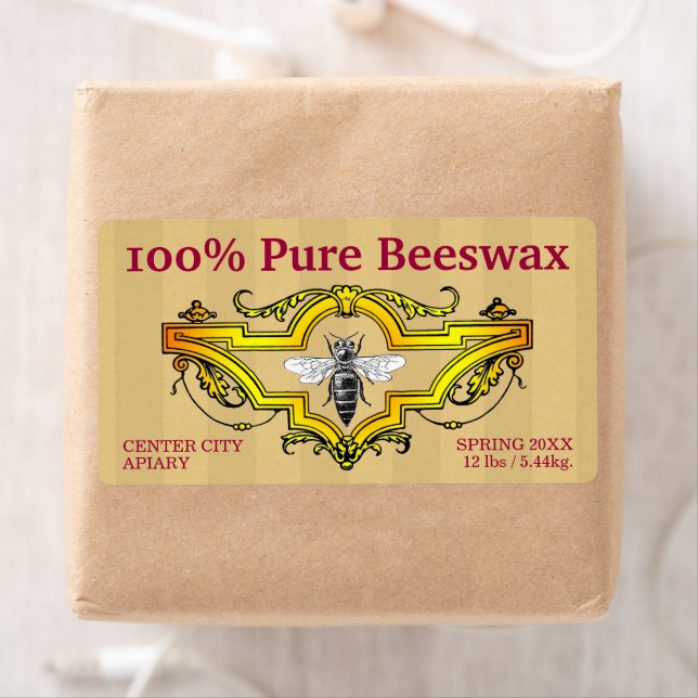 Queen Bee Pure Beeswax produit de miel (En situation)
