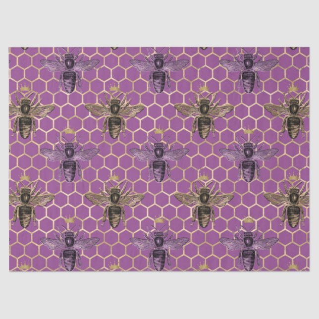 Queen Bee Series Design 5 Tissue Paper (Front)