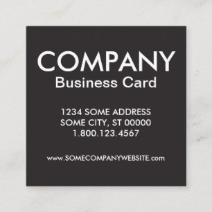 queen bee square business card