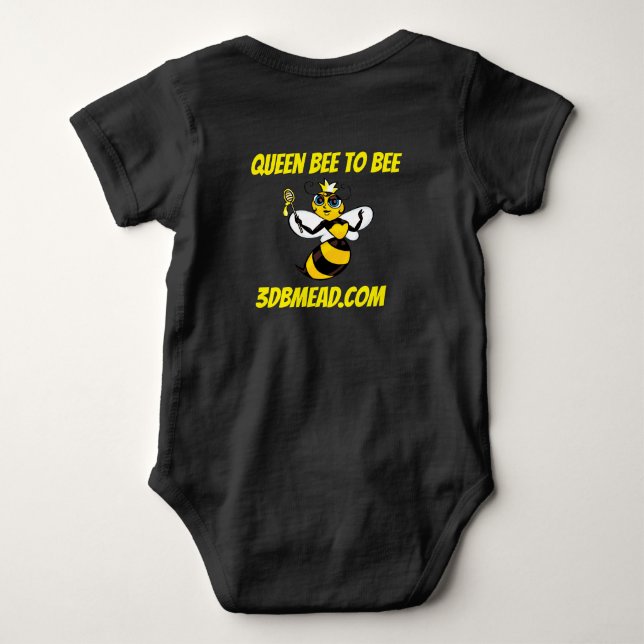 Queen Bee to Be Baby Bodysuit (Back)