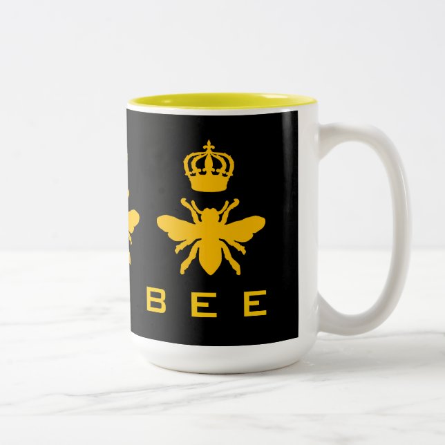 Queen Bee Two-Tone Coffee Mug (Right)