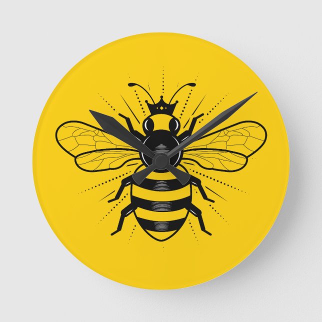 Queen Bee Wall Clock (Front)