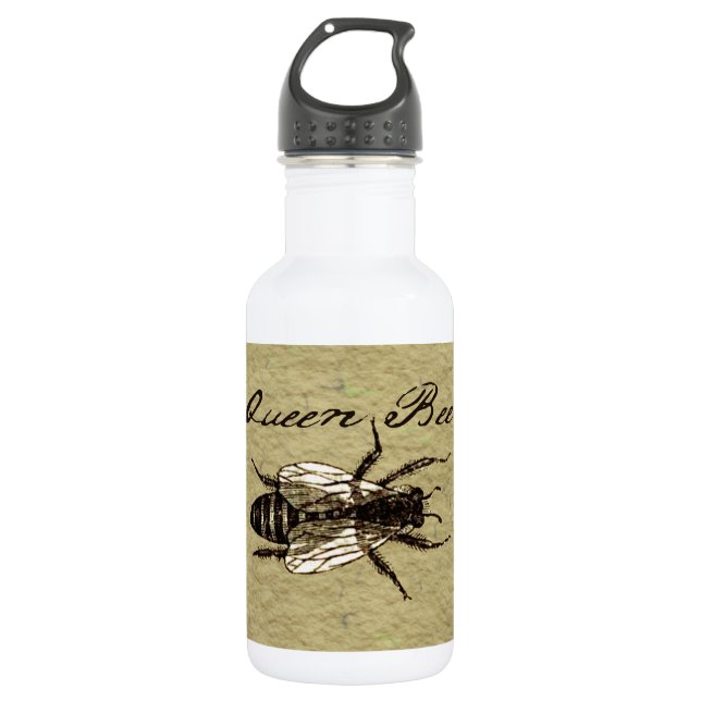 Queen Bee Wildlife Flying Bug Insect 532 Ml Water Bottle (Front)
