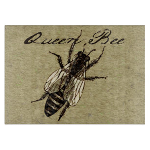 Queen Bee Wildlife Flying Bug Insect Cutting Board