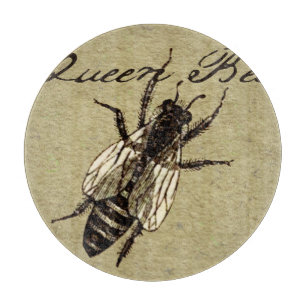 Queen Bee Wildlife Flying Bug Insect Cutting Board