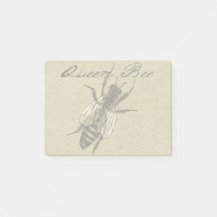 Queen Bee Wildlife Flying Bug Insect Post-it Notes