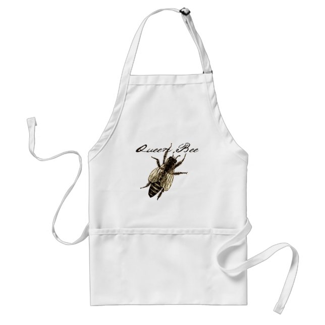 Queen Bee Wildlife Flying Bug Insect Standard Apron (Front)