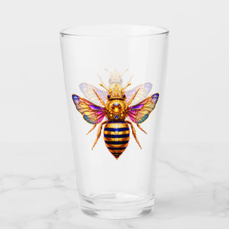 Queen Bee With Crown Glass