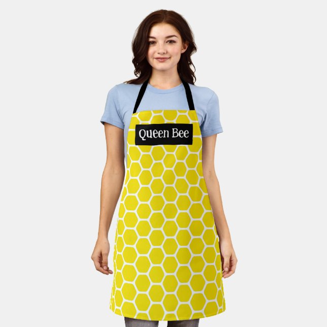Queen Bee yellow Apron (Worn)