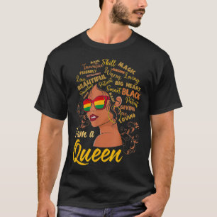 Queen Black Women Black History Month Pride Africa T-Shirt