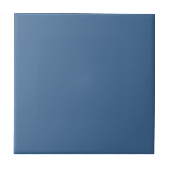 Queen Blue Solid Color Tile (Front)