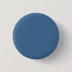 Queen Blue Solid Colour 1 Inch Round Button
