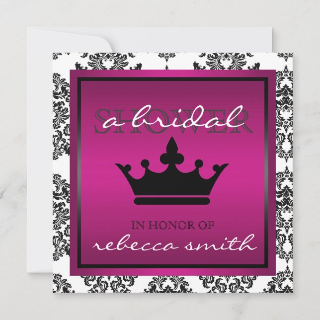 Queen Bridal Shower Invitation (Front)