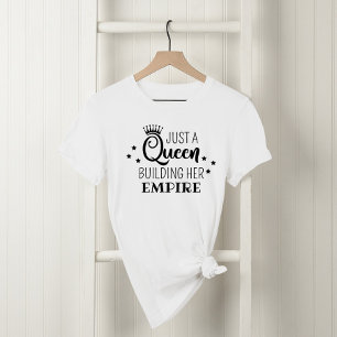 Queen Building Her Empire White Womens T-Shirt