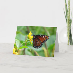 Queen Butterfly Greeting Card