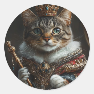 Queen Cat Sticker – Realistic & Full of Attitude