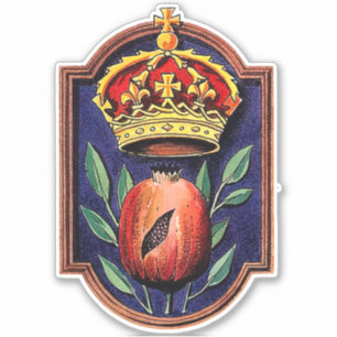 Queen Catherine of Aragon Royal Badge Pomegranate