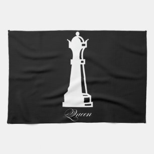 Queen Chess Piece Halloween Costume Chess Lover Kitchen Towel