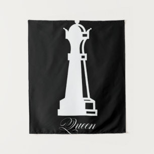 Queen Chess Piece Halloween Costume Chess Lover Tapestry