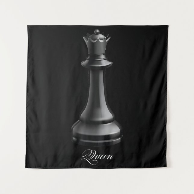 Queen Chess Piece Halloween Costume Chess Lover Tapestry (Front)