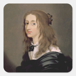 Queen Christina of Sweden  1652 Square Sticker