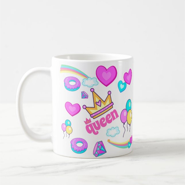 QUEEN COFFEE MUG (Left)